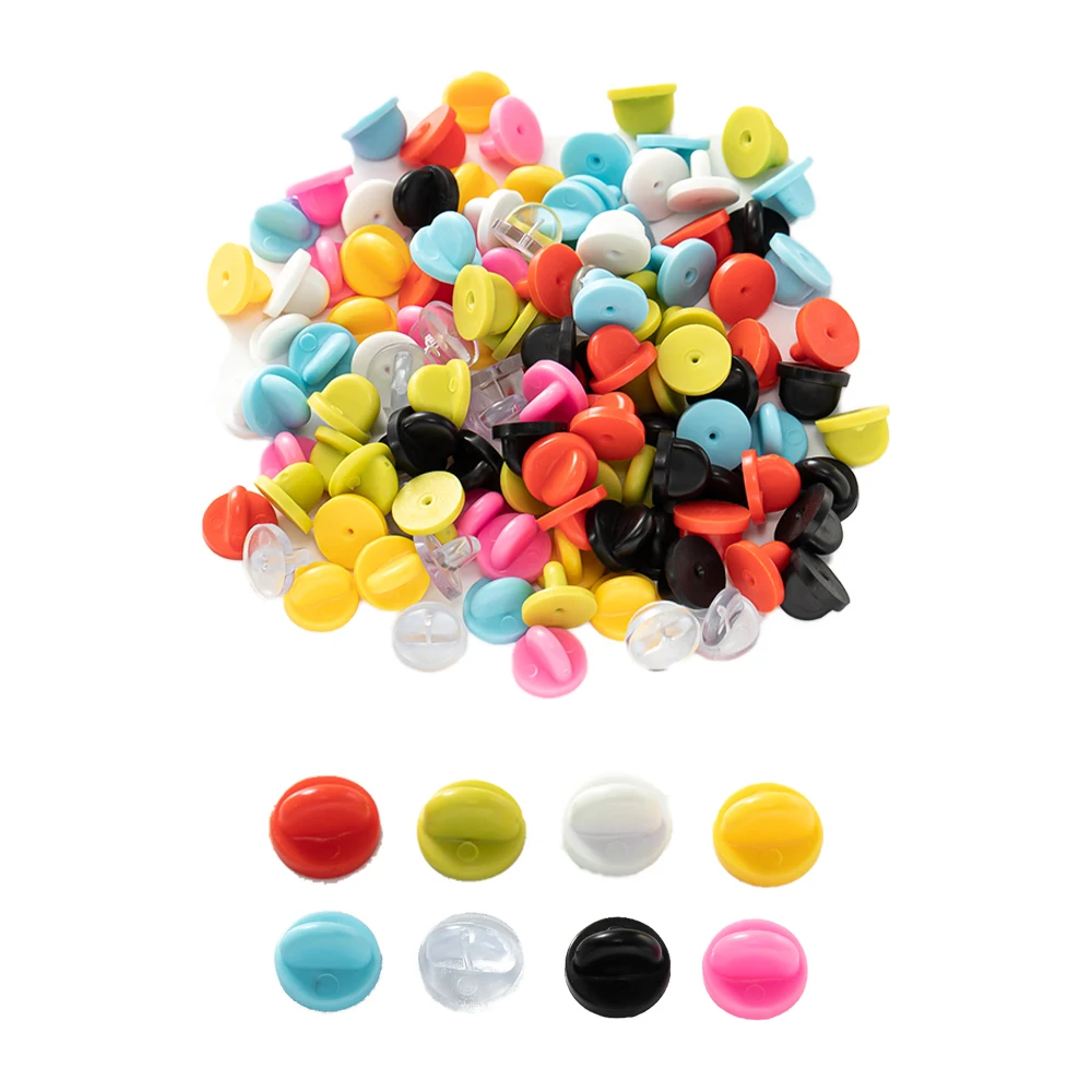 50pcs Rubber Brooch Clasp For Pin Safety Bukle Backs Badge Lapel Holder Jewelry Accessories Supplies Crafts Deco Parts Findings
50pcs Rubber Brooch Clasp For Pin Safety Bukle Backs Badge Lapel Holder Jewelry Accessories Supplies Crafts Deco Parts Findings