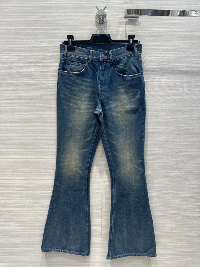 High Street Women's Jeans Fashionable and avant-garde, Worn Out, Worn White, Slim Fit, Flare Long Pants
High Street Women's Jeans Fashionable and avant-garde, Worn Out, Worn White, Slim Fit, Flare Long Pants