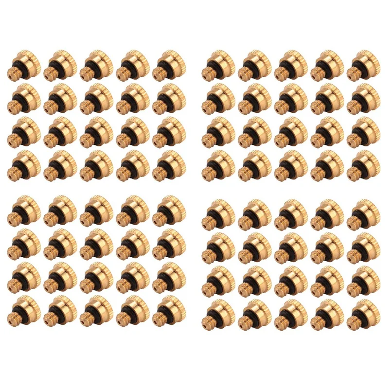 AFBC 80Pcs Brass Misting Nozzles For Cooling System 0.012 Inch(0.3 Mm) Water Spray Nozzle Sprinklers Misting Cooling
AFBC 80Pcs Brass Misting Nozzles For Cooling System 0.012 Inch(0.3 Mm) Water Spray Nozzle Sprinklers Misting Cooling