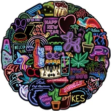 10/30/50PCS New Cartoon Neon Style Stickers Personality Decorative Luggage Notebook Guitar Waterproof Stickers Wholesale
10/30/50PCS New Cartoon Neon Style Stickers Personality Decorative Luggage Notebook Guitar Waterproof Stickers Wholesale
