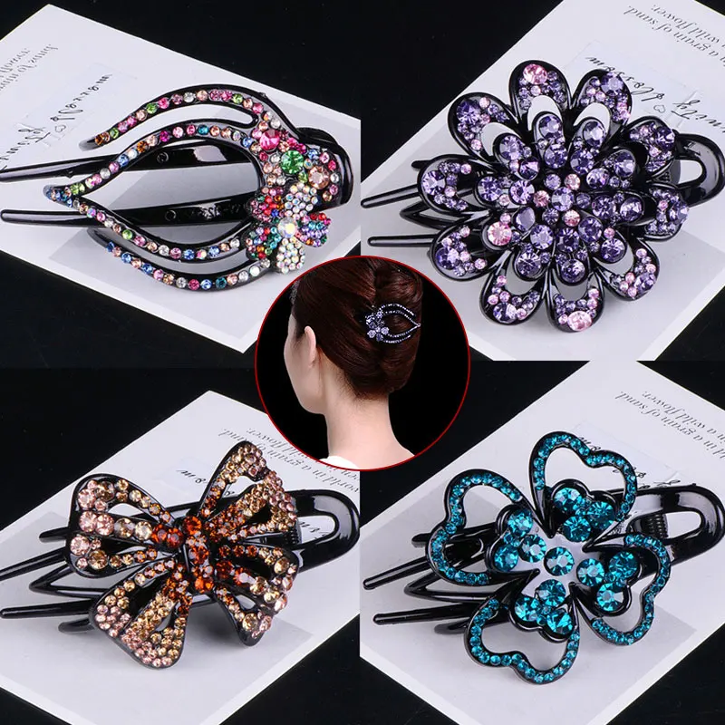 Vintage Rhinestone Flower Duckbill Hair Claws Shinning Crystal Beads Headwear Lady Ponytail Hair Styling Tools Accessories
Vintage Rhinestone Flower Duckbill Hair Claws Shinning Crystal Beads Headwear Lady Ponytail Hair Styling Tools Accessories