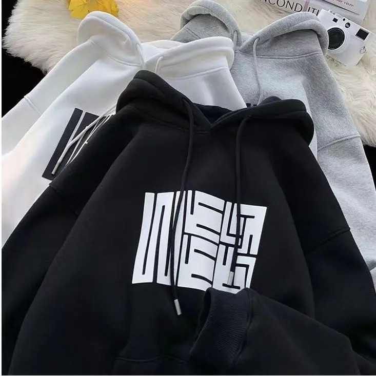 Autumn and Winter Men Hoodie Couple Models Trendy Brand Ins Korean Version Handsome Loose Hoodies All-match Coat Hooded Sweater
Autumn and Winter Men Hoodie Couple Models Trendy Brand Ins Korean Version Handsome Loose Hoodies All-match Coat Hooded Sweater