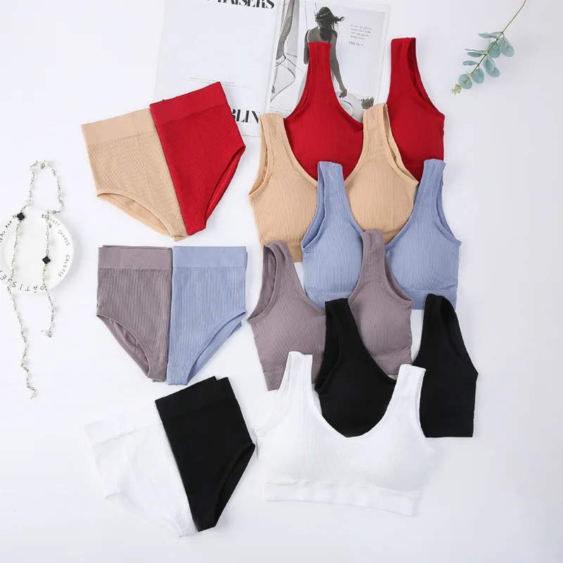 Underwear Set Women's Deep U Back Shaping Base Vest Large Size with Pad Comfortable Sexy European and American Bra Panties Two-P
Underwear Set Women's Deep U Back Shaping Base Vest Large Size with Pad Comfortable Sexy European and American Bra Panties Two-P