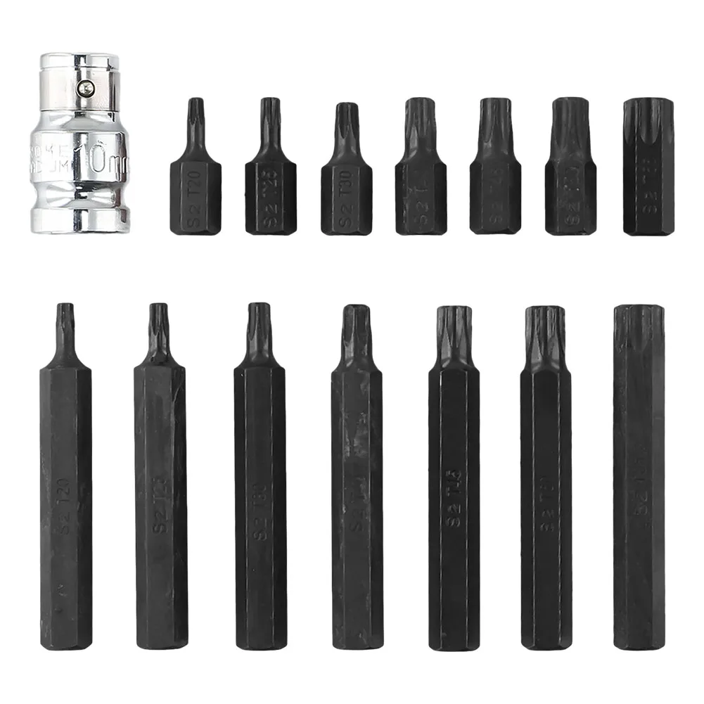 Premium Quality T Type Socket Bit Set 15Pcs Screwdriver Bit with 12 Socket Adapter Perfect for Car Repair and Home Improvement
Premium Quality T Type Socket Bit Set 15Pcs Screwdriver Bit with 12 Socket Adapter Perfect for Car Repair and Home Improvement