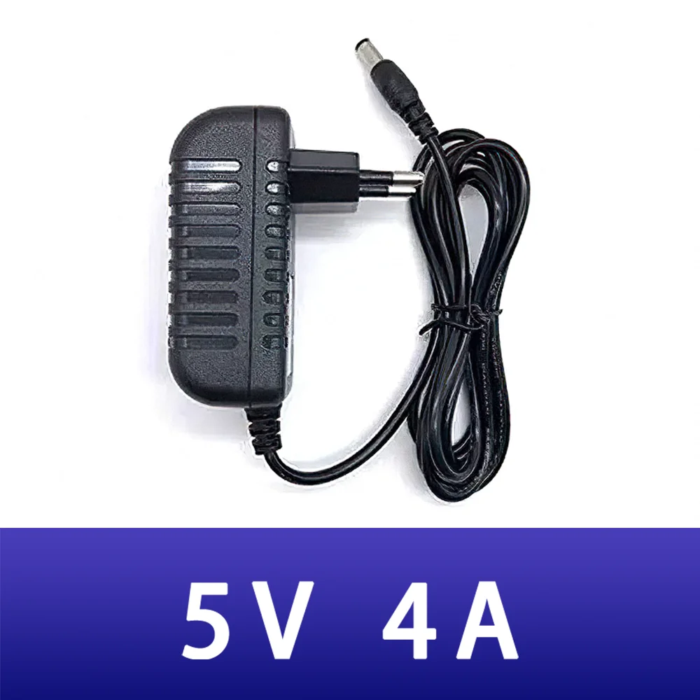 

AC DC 5V4A 4000mA New Power adapter 100V-240V Converter Adapter Power Supply EU UK AU US Plug 5.5mm x 2.1mm for LED CCTV WiFi