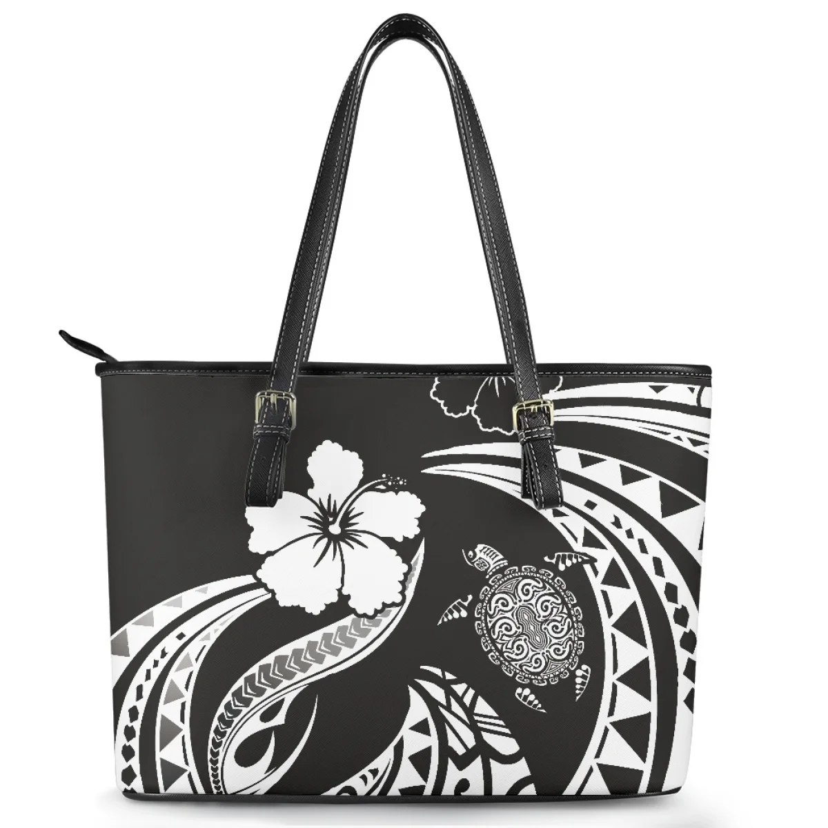 Polynesian Turtle Hibiscus Flower Design Women Crossbody Bag PU Leather Handbags Large Top Handle Long Shoulder Strap Tote 2024
Polynesian Turtle Hibiscus Flower Design Women Crossbody Bag PU Leather Handbags Large Top Handle Long Shoulder Strap Tote 2024
