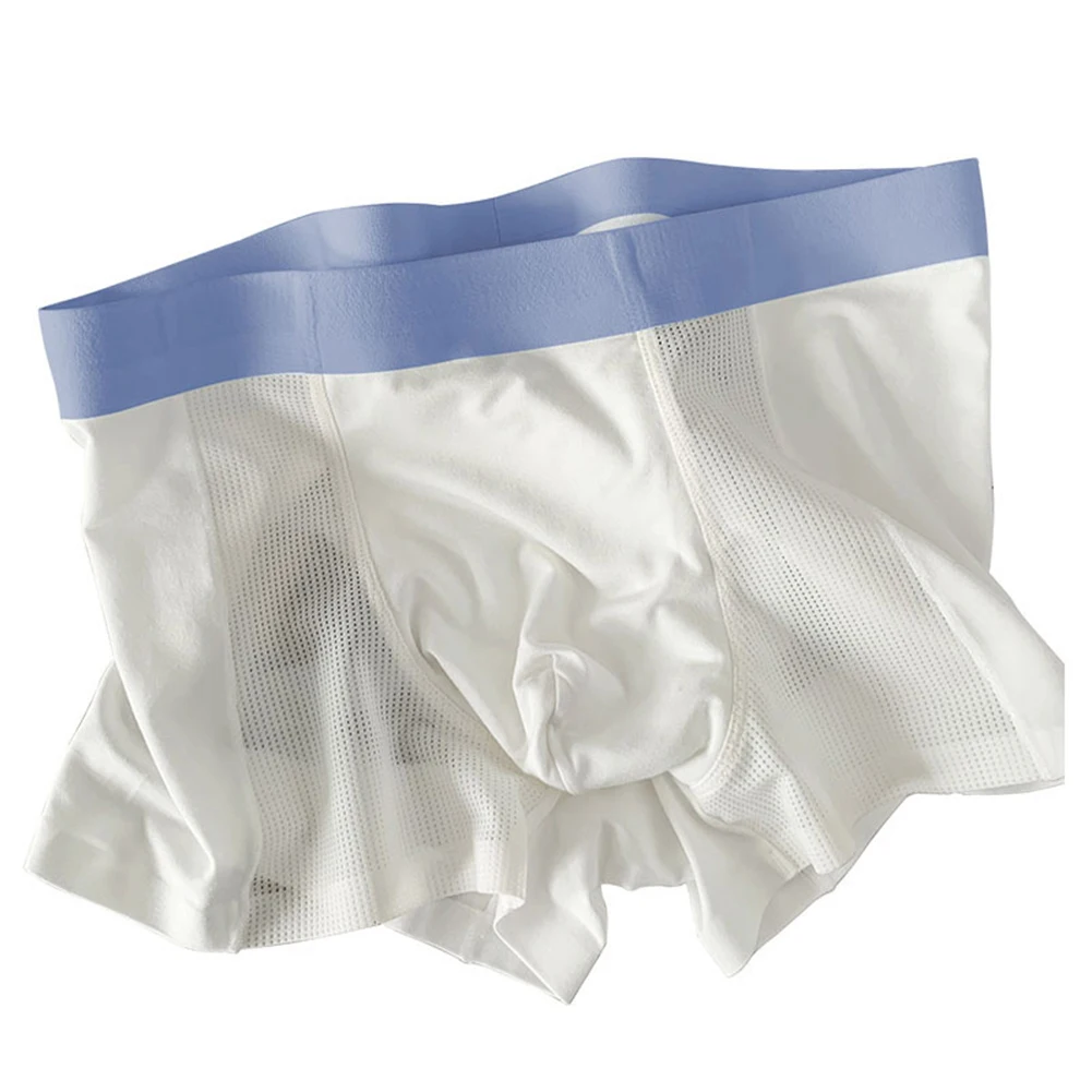 Men's Boxer Briefs Ice Silk Shorts Mesh Underwear Comfy Breathable Panties Seamless Thin Bulge Pouch Trunks Underpants Hombre
Men's Boxer Briefs Ice Silk Shorts Mesh Underwear Comfy Breathable Panties Seamless Thin Bulge Pouch Trunks Underpants Hombre