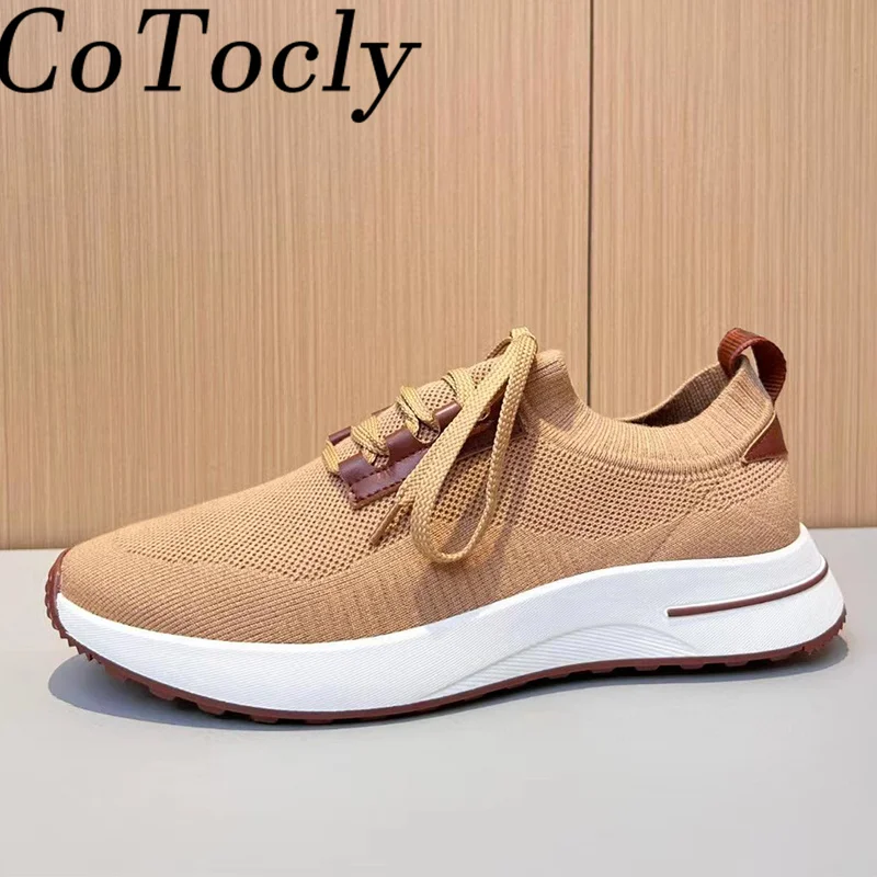 Summer Leisure Sneakers Man Knitted Lace-up Breathable Shoes Man Outdoors Vulcanized Shoes Comfort Mountaineering Sneakers Men
Summer Leisure Sneakers Man Knitted Lace-up Breathable Shoes Man Outdoors Vulcanized Shoes Comfort Mountaineering Sneakers Men