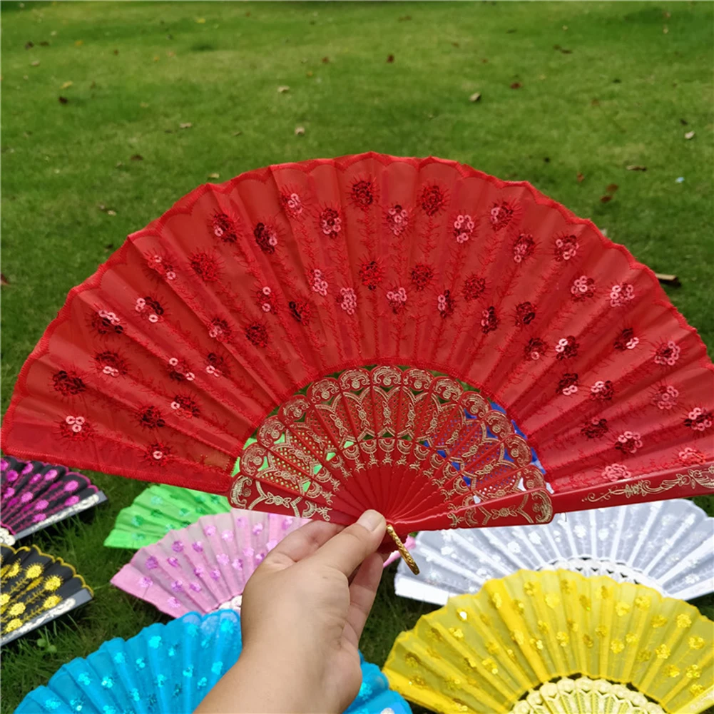 Fan Folding Fan Flower Dance Folding Decoration Hand Held FAN Multicolor Party Plastic Satin Silk Spanish Style
Fan Folding Fan Flower Dance Folding Decoration Hand Held FAN Multicolor Party Plastic Satin Silk Spanish Style