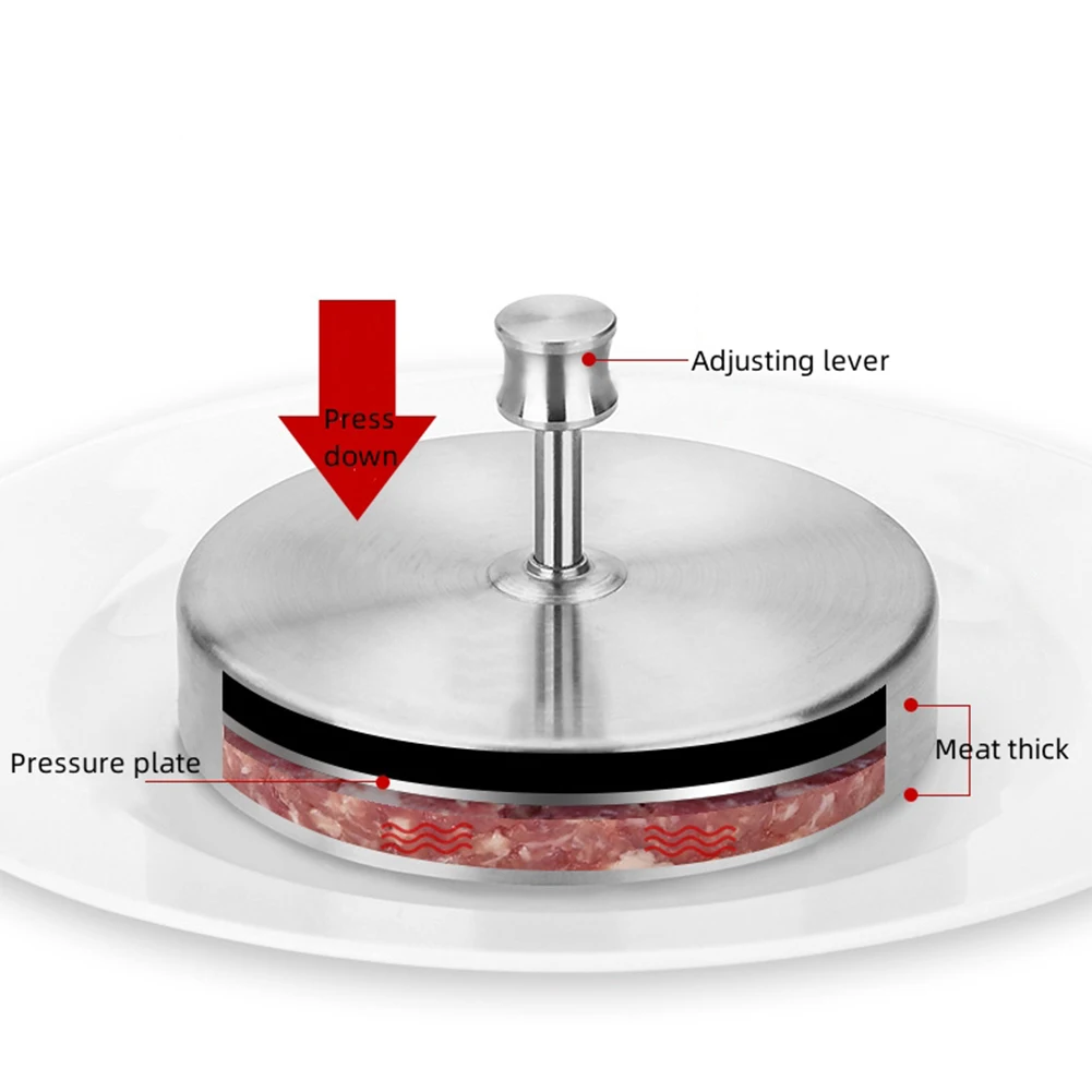Hamburger Meat Food Mold Aluminum Alloy Round Hamburger Mold BBQ Beef Pie Burger Meat Press Household Kitchen Gadgets
Hamburger Meat Food Mold Aluminum Alloy Round Hamburger Mold BBQ Beef Pie Burger Meat Press Household Kitchen Gadgets