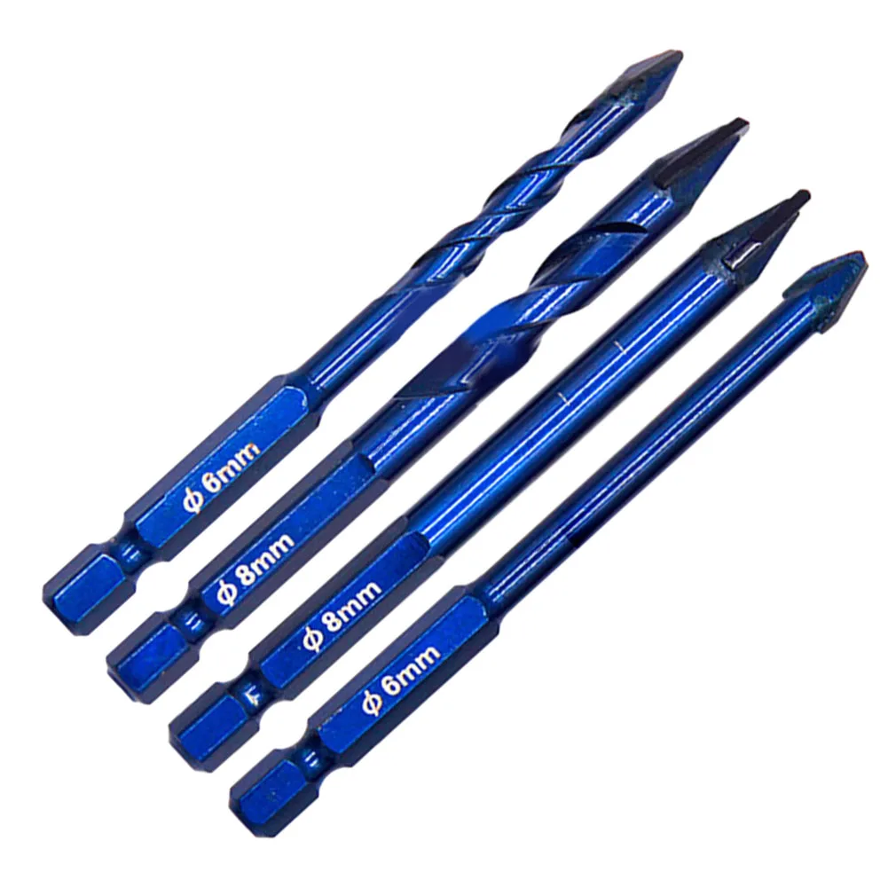 4pcs/set 6mm 8mm Drill Bits Carbide Drilling Tool For Wall Glass Wood Metal Tiles Bricks Hole Opener
4pcs/set 6mm 8mm Drill Bits Carbide Drilling Tool For Wall Glass Wood Metal Tiles Bricks Hole Opener