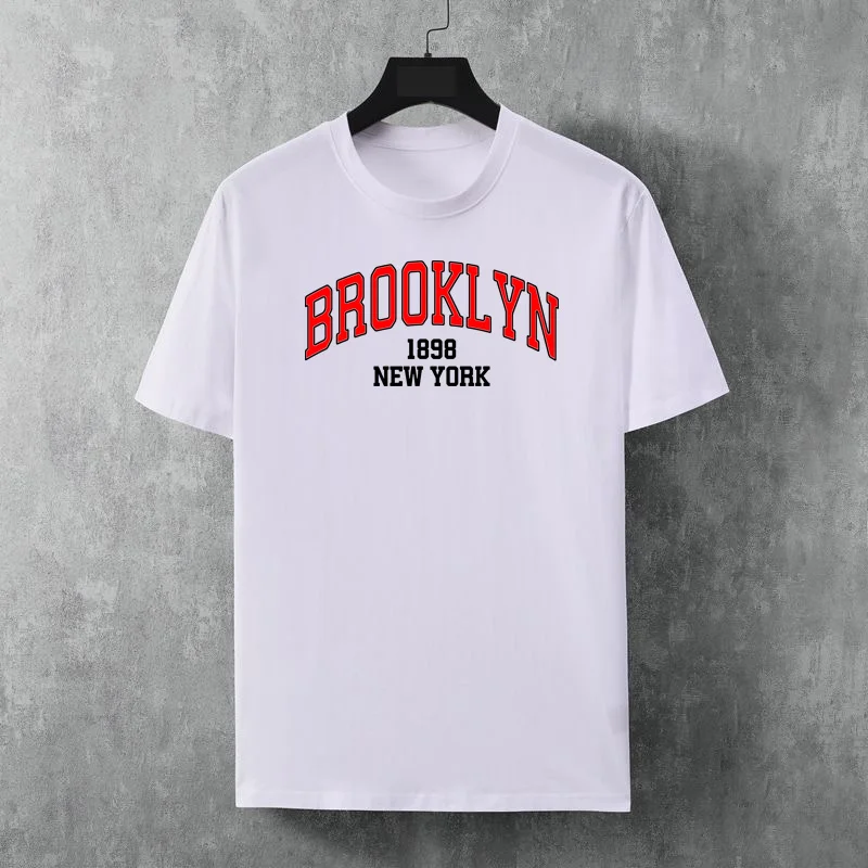 1898 Brooklyn New York Funny Printing Tee Shirts Harajuku Soft T-Shirt Men Summer Cotton Top Comfortable Graphic T-shirts Men
1898 Brooklyn New York Funny Printing Tee Shirts Harajuku Soft T-Shirt Men Summer Cotton Top Comfortable Graphic T-shirts Men