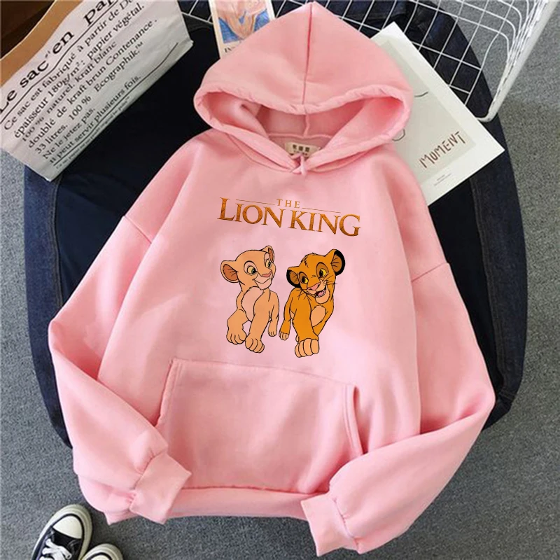 

Y2k Hip Hop 90s Women Hoodies Kawaii Hakuna Matata Hoodie Disney The Lion King Sweatshirt Women Clothes Hoody Famale