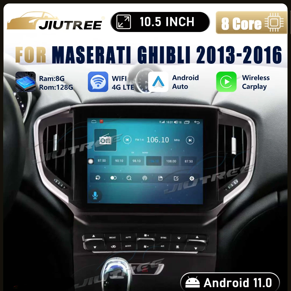Curved screen Android 11 For Maserati Ghibli 2013 2014-2016 Car Radio Multimedia Player GPS Navigation Stereo 5G WIFI Carplay
Curved screen Android 11 For Maserati Ghibli 2013 2014-2016 Car Radio Multimedia Player GPS Navigation Stereo 5G WIFI Carplay