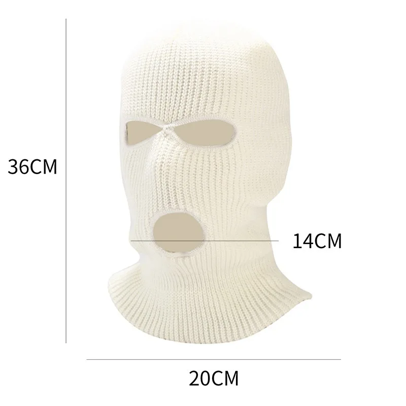 Winter Thermal Knitted Ski Mask with Embroidery 6 S3eae6a2025164144beeb0f6420db7fa4L