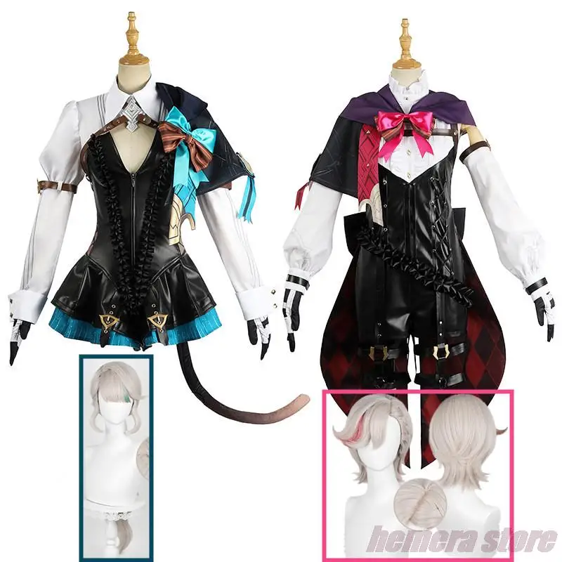 Lynette Lyney Twins Cosplay Game Genshin Impact Costumes Wig Fontaine New Character Cosplay Halloween Carnival Unisex Uniform
Lynette Lyney Twins Cosplay Game Genshin Impact Costumes Wig Fontaine New Character Cosplay Halloween Carnival Unisex Uniform