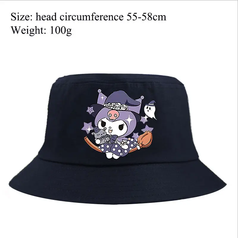 2023 New Sanrio Kawaii Kuromi Multi Style Cartoon Women's Basin Cap Leisure Sun Protection Thin Face Fisherman Hat Girls Gifts
2023 New Sanrio Kawaii Kuromi Multi Style Cartoon Women's Basin Cap Leisure Sun Protection Thin Face Fisherman Hat Girls Gifts