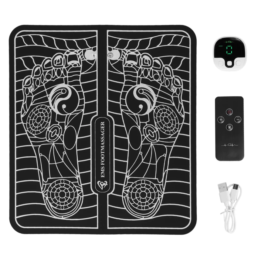 EMS Foot Massager,Folding Portable Electric Massage Mat, Electronic Muscle Stimulatior Feet Massage Promoting Blood Circulation
EMS Foot Massager,Folding Portable Electric Massage Mat, Electronic Muscle Stimulatior Feet Massage Promoting Blood Circulation