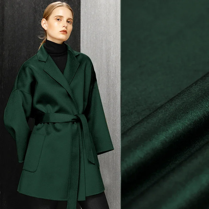 150CM Wide 500G/M Weight Dark Green Wool Cashmere Fabric for Autumn Winter Jacket Overcoat J086
150CM Wide 500G/M Weight Dark Green Wool Cashmere Fabric for Autumn Winter Jacket Overcoat J086