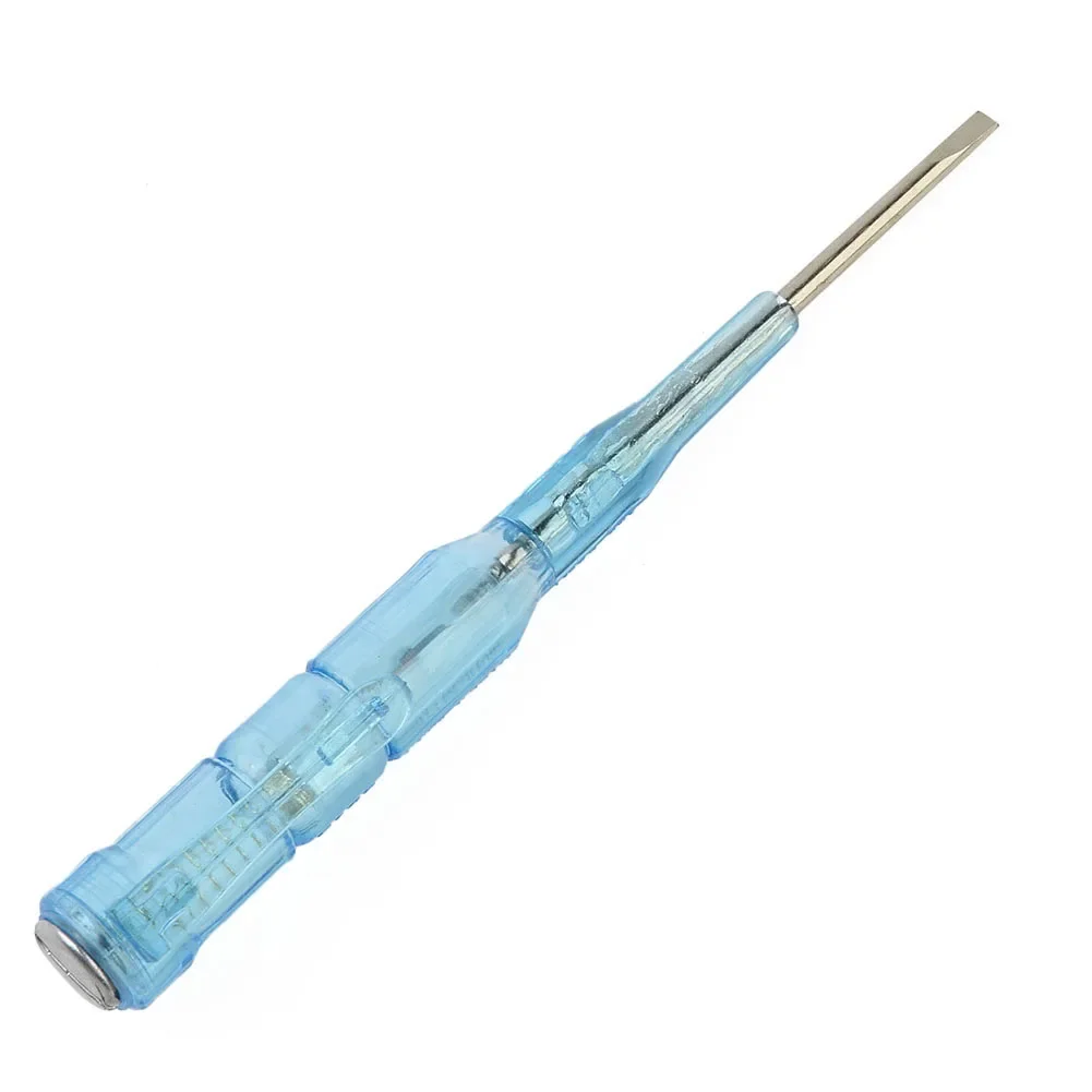 Test Pen Voltage Tester Voltage Tester 45#Steel Blue Car Decoration Electric Tester Electric Tool Flat Durable
Test Pen Voltage Tester Voltage Tester 45#Steel Blue Car Decoration Electric Tester Electric Tool Flat Durable