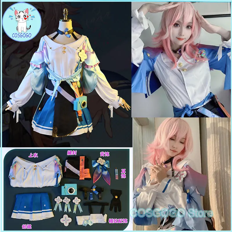 COSGOGO Game Honkai:Star Rail March 7th Cosplay Costume Halloween Outfits Women New Suit Uniforms Dress
COSGOGO Game Honkai:Star Rail March 7th Cosplay Costume Halloween Outfits Women New Suit Uniforms Dress