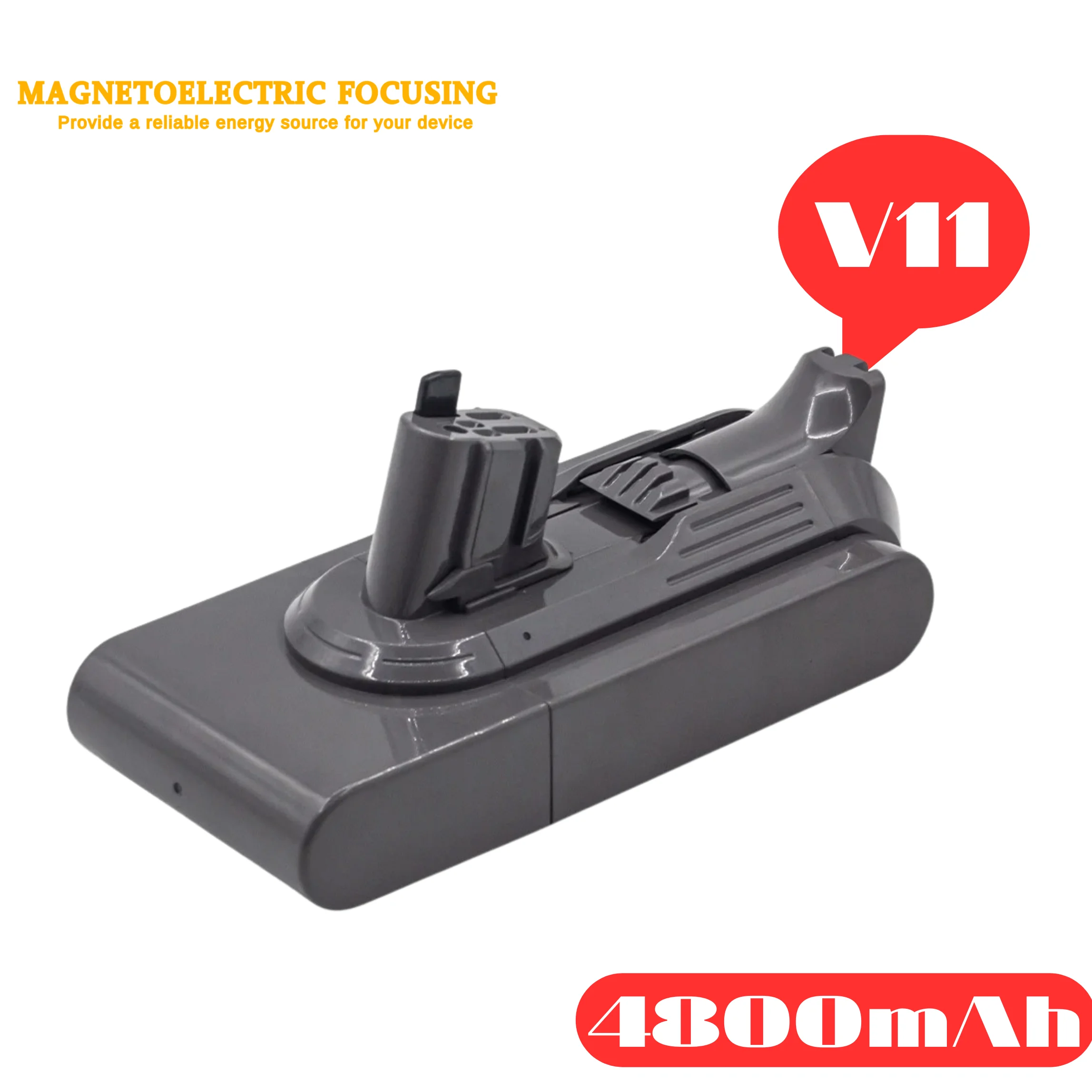 Replacement for V11 Snap-fit SV15 SV18 Rechargeable Lithium Battery 25.2V 4800mAh Vacuum Cleaner Battery
Replacement for V11 Snap-fit SV15 SV18 Rechargeable Lithium Battery 25.2V 4800mAh Vacuum Cleaner Battery