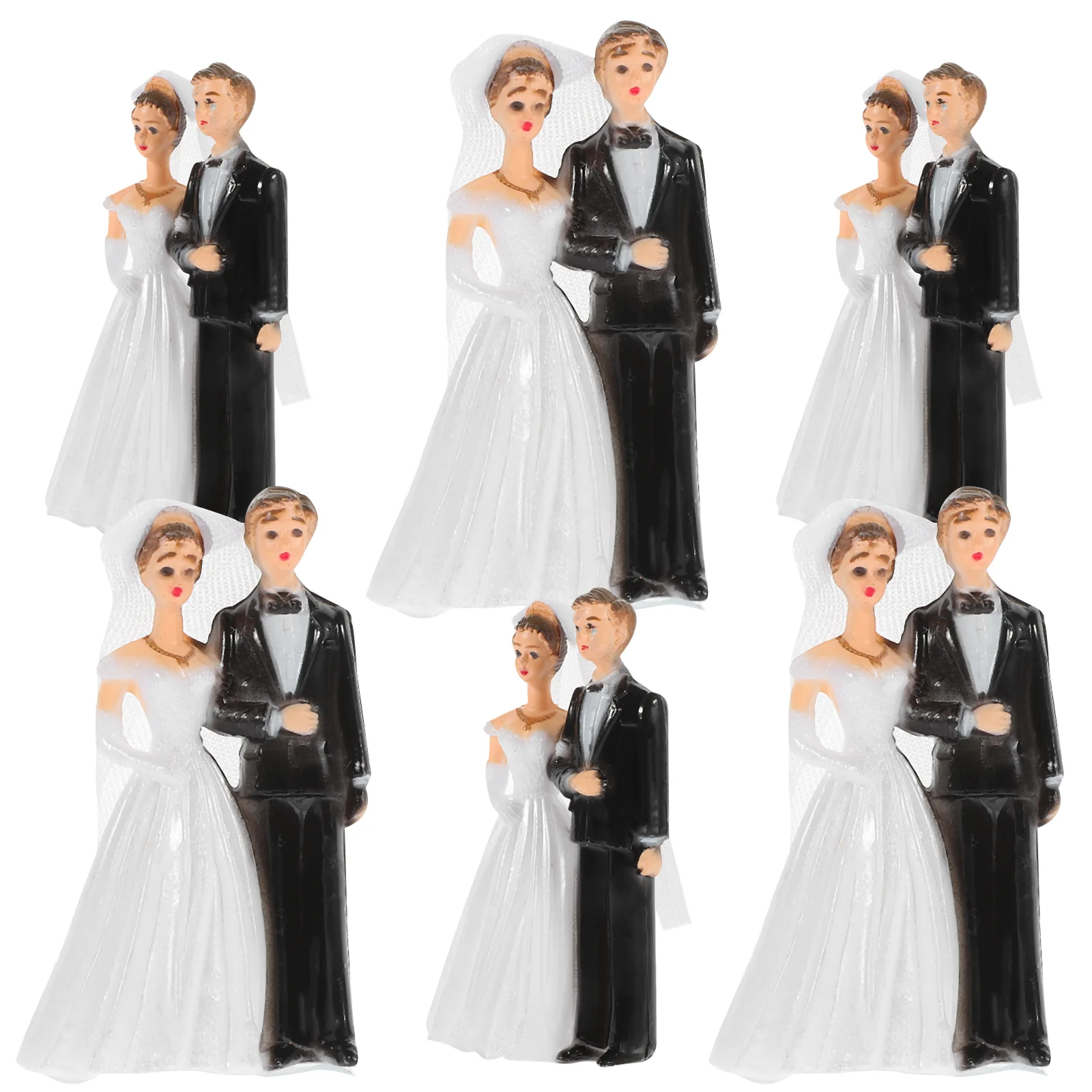 Couple Ornament Romantic Wedding Dolls Bride Groom Figurines Valentine's Day Decor Cake Statue Adorn Resin Crafts
Couple Ornament Romantic Wedding Dolls Bride Groom Figurines Valentine's Day Decor Cake Statue Adorn Resin Crafts