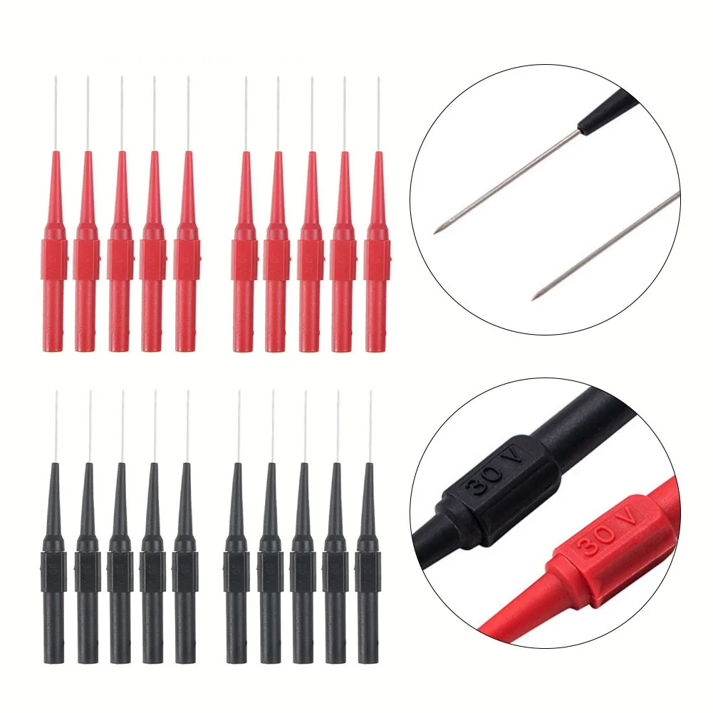 10pcs 0.7mm 1.0mm Test Probe Measuring Device Clamp Copper Test Probes Plugs Stainless Steel Power Tools Parts Accessories
10pcs 0.7mm 1.0mm Test Probe Measuring Device Clamp Copper Test Probes Plugs Stainless Steel Power Tools Parts Accessories