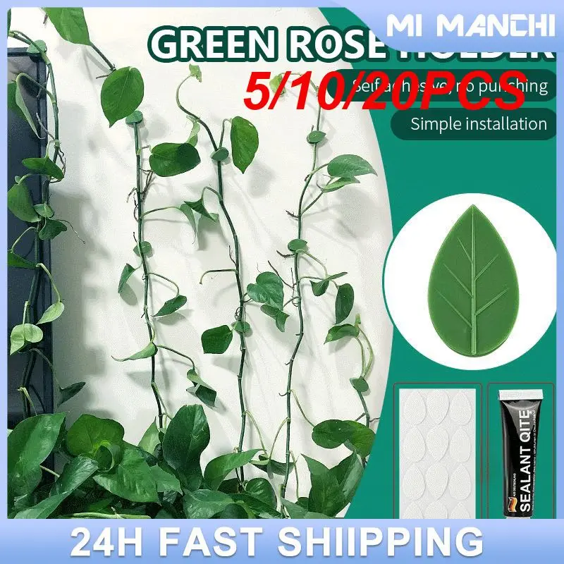 5/10/20PCS Green Vines Leaf Clips Self Adhesive Plastic Garden Traction Holder Plants Fixed Buckle Rattan Vine Fixer
5/10/20PCS Green Vines Leaf Clips Self Adhesive Plastic Garden Traction Holder Plants Fixed Buckle Rattan Vine Fixer