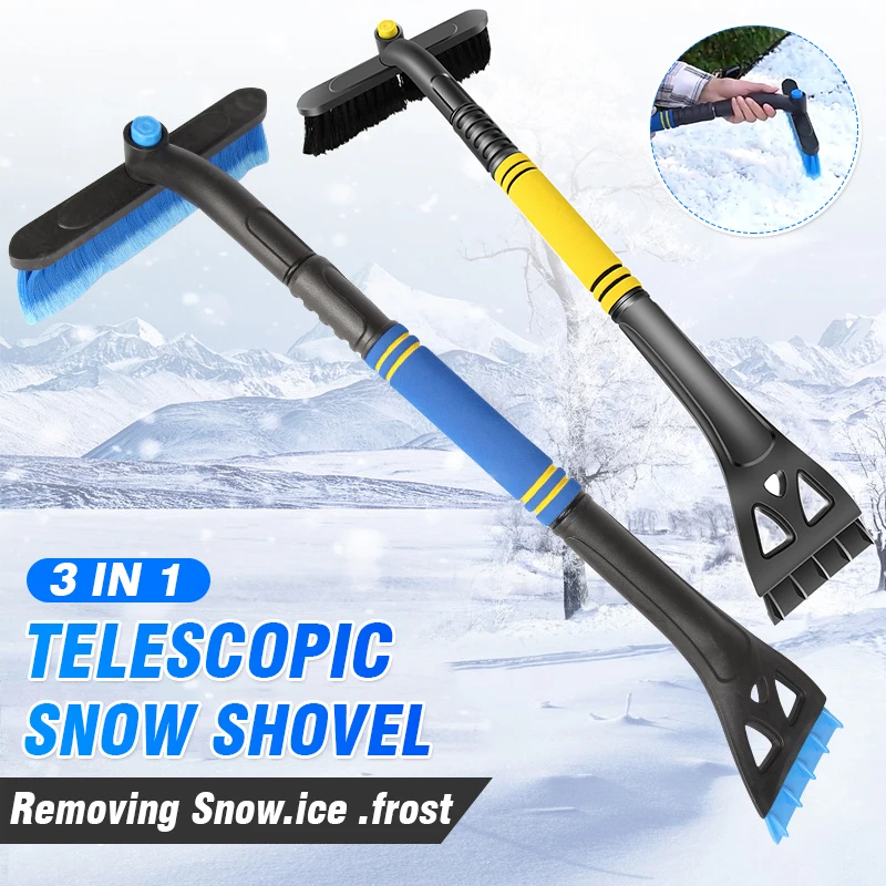 1pc 3 In 1 Extendable Snow Shovel Multi-functional Defroster Deicer Portable Winter Car Ice Scraper Vehicle Wash Accessories
1pc 3 In 1 Extendable Snow Shovel Multi-functional Defroster Deicer Portable Winter Car Ice Scraper Vehicle Wash Accessories