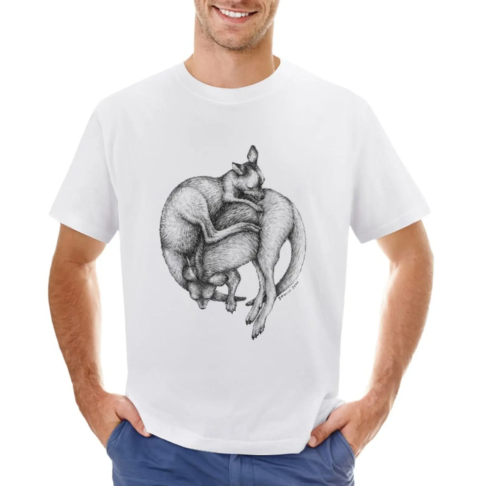 Kangaroos T-Shirt korean fashion customs men t shirt
Kangaroos T-Shirt korean fashion customs men t shirt