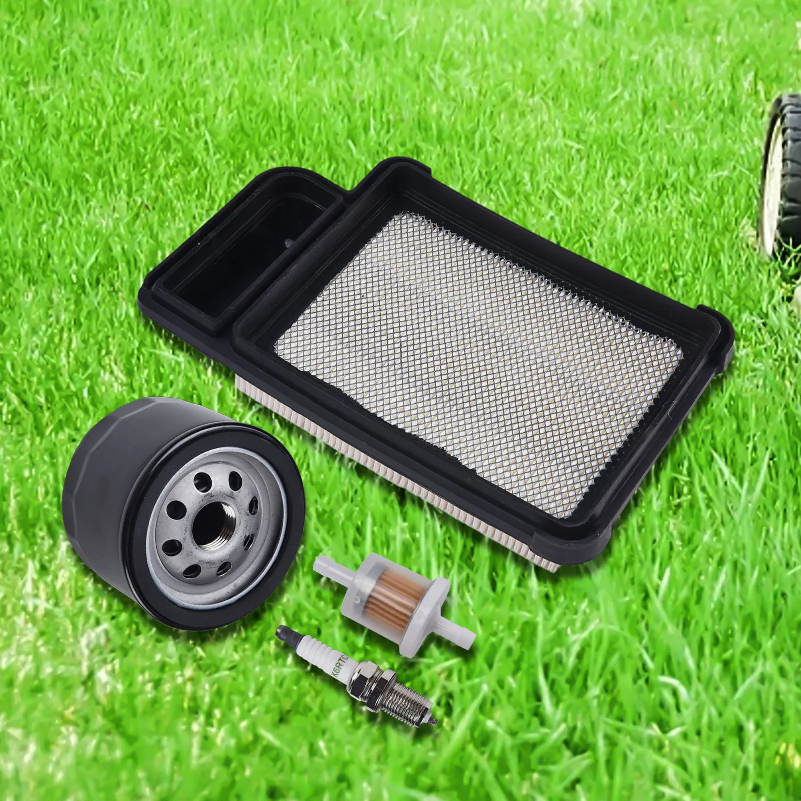 Service Kit For Kohler Single Cylinder SV470S To SV610 Engines – Air Filter / Oil Filter / Fuel Filter / Spark Plug
Service Kit For Kohler Single Cylinder SV470S To SV610 Engines – Air Filter / Oil Filter / Fuel Filter / Spark Plug