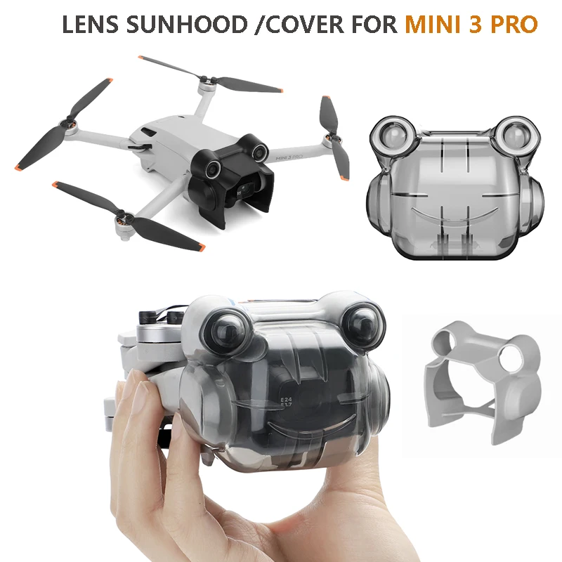 

Lens Cover Sunhood for DJI Mini 3 Pro Sunshade Protective Cover Anti-glare Gimbal Camera Guard for Mini 3 Drone Accessories