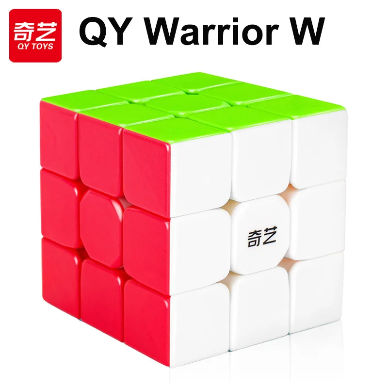 

QiYi Speedcube Warrior W Magic Cube 3x3x3 Professional 3x3 Speed Puzzle 3×3 Children's Fidget Toy Original Cubo Magico for Games
