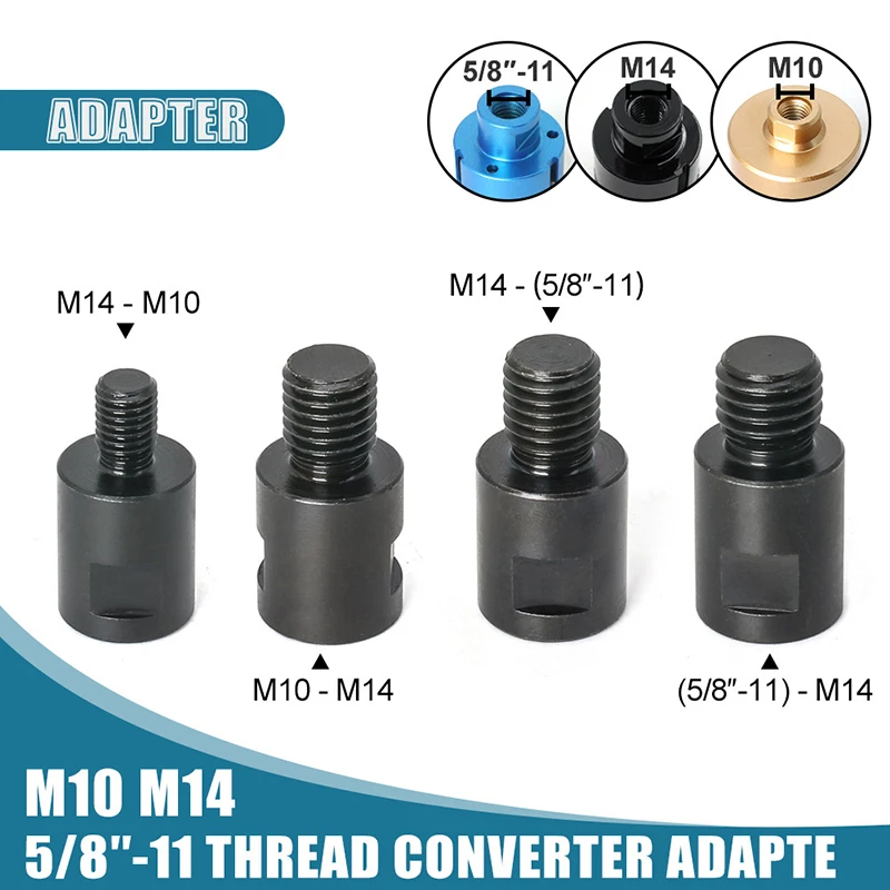 1Pcs Angle Grinder Adapter Thread Converter M10 M14 5/8-11 Converter Adapter For Grinder Modified Power Tools Accessories
1Pcs Angle Grinder Adapter Thread Converter M10 M14 5/8-11 Converter Adapter For Grinder Modified Power Tools Accessories