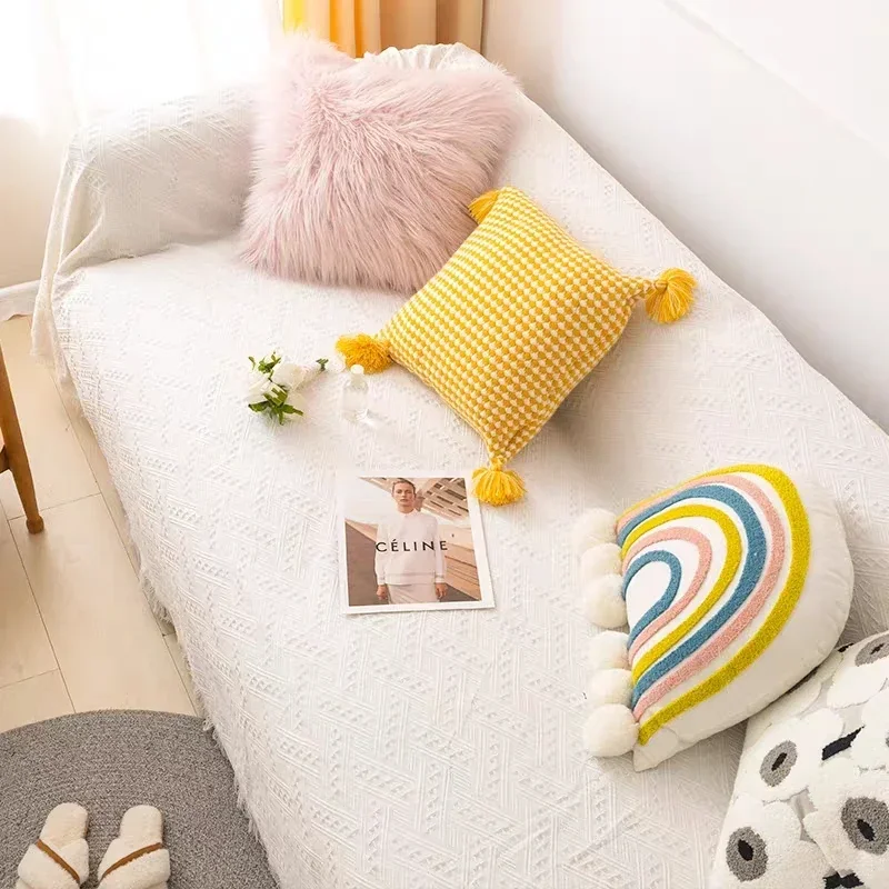 2023 Ins Knitting Tassel Sofa Throw Blanket All Inclusive Couch Slipcover Dustproof Tablecloth Travel Outdoor Camping Picnic Mat
2023 Ins Knitting Tassel Sofa Throw Blanket All Inclusive Couch Slipcover Dustproof Tablecloth Travel Outdoor Camping Picnic Mat