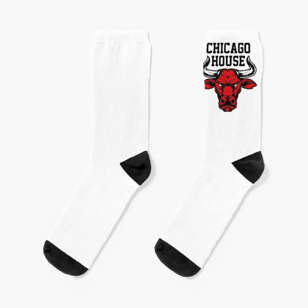

Chicago House Music Design Bulls Socks Winter Socks Men