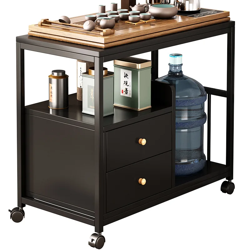 

Шкаф для чайного столика под заказ, модный дизайн, 2-Ярусный деревянный журнальный столик, мебель для гостиной, тумба для телевизора, боковой столик, центральный вкладыш