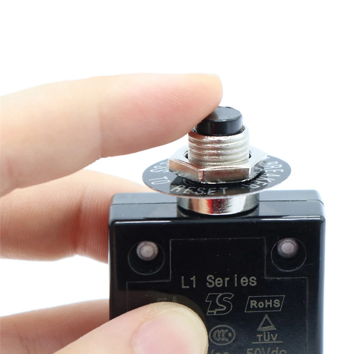 5X 5A Circuit Breaker 12V/24V Push Button Resettable Thermal Circuit Breaker Panel Mount with Waterproof Cap
5X 5A Circuit Breaker 12V/24V Push Button Resettable Thermal Circuit Breaker Panel Mount with Waterproof Cap