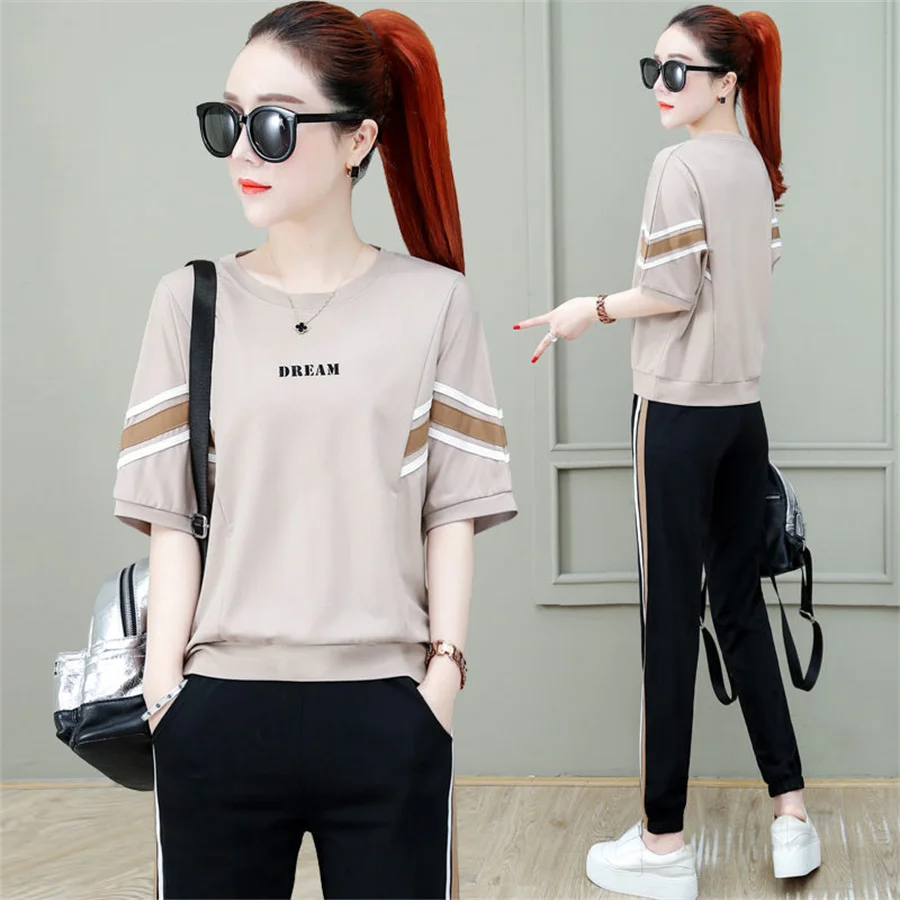 Womens Summer Two Piece Set Women Fat Sister 2022 New 3XL 2-piece Set Female Loose Casual Tracksuit
Womens Summer Two Piece Set Women Fat Sister 2022 New 3XL 2-piece Set Female Loose Casual Tracksuit