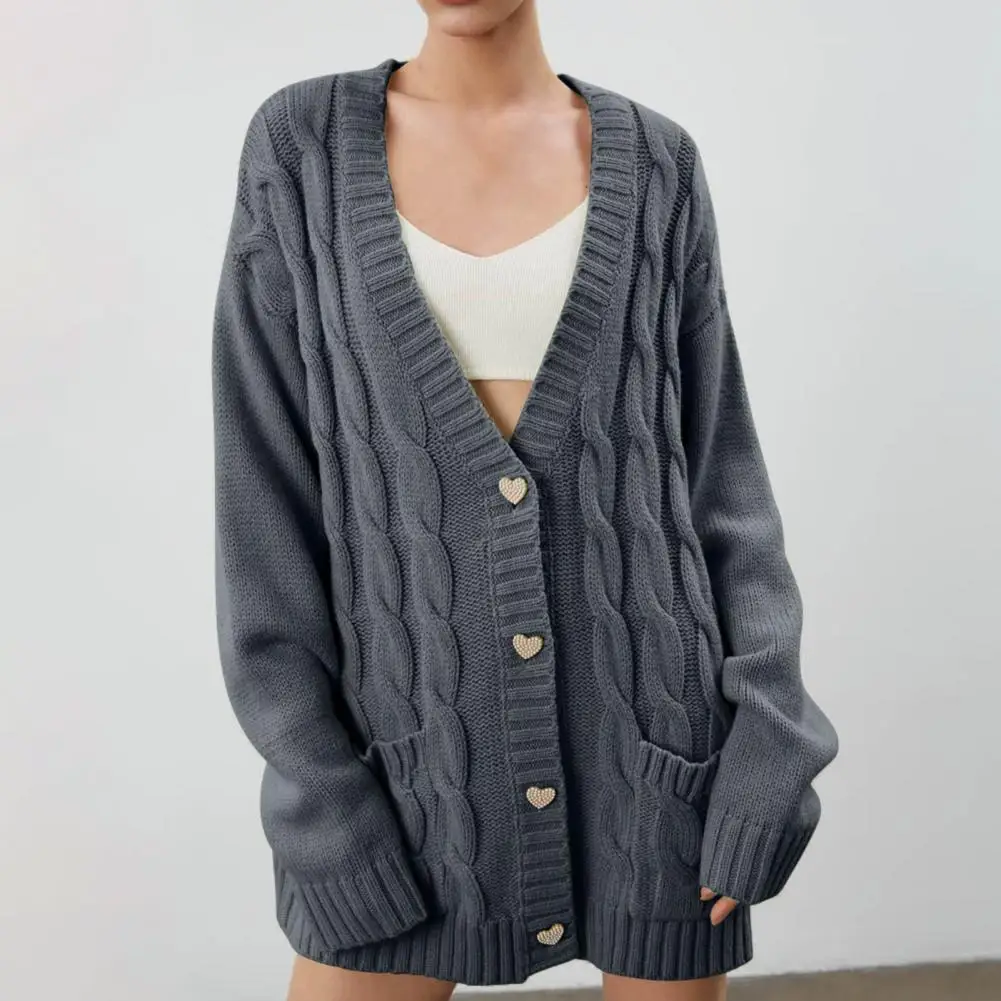 Women Casual Loose Cardigans Sweater Long Sleeve Knitted Coats Female Long Tops Women Streetwear Knitwear Outerwear Sweater Coat
Women Casual Loose Cardigans Sweater Long Sleeve Knitted Coats Female Long Tops Women Streetwear Knitwear Outerwear Sweater Coat
