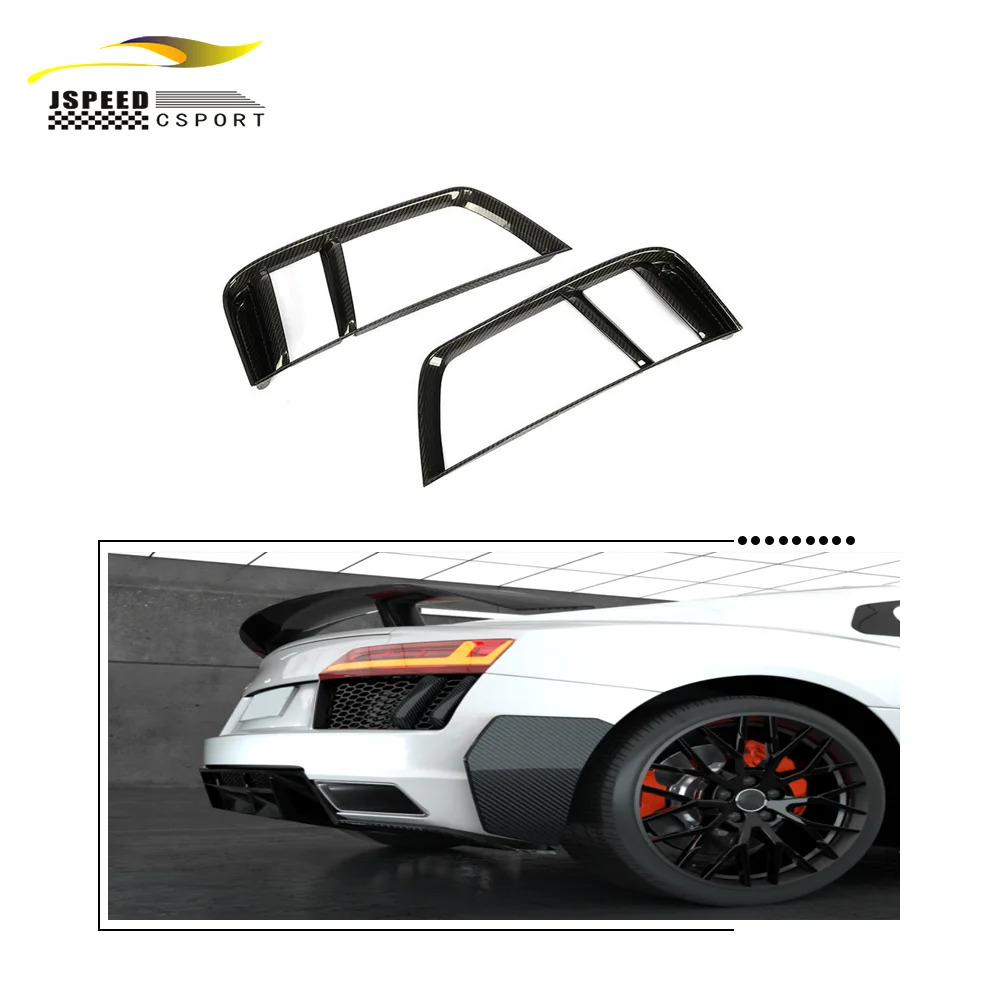 JCSPORTLINE Pure Rear Bumper Vent Fender Covers for Audi R8 2-Door 2016-2018
JCSPORTLINE Pure Rear Bumper Vent Fender Covers for Audi R8 2-Door 2016-2018