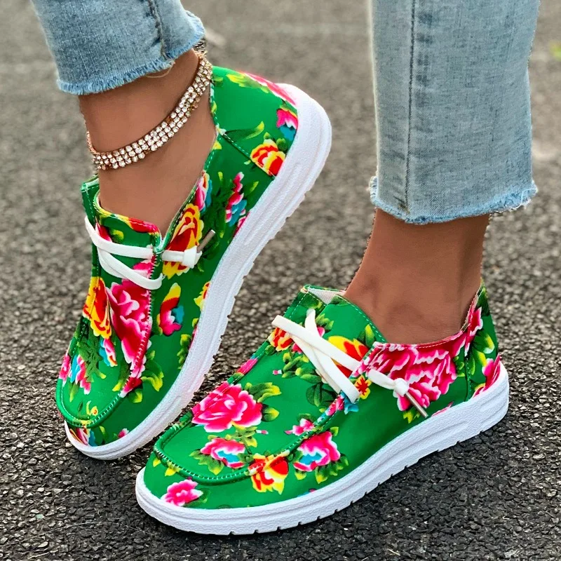 2024 New Versatile Printed Women's Sports Shoes Fashionable Soft Soled Casual Flat Shoes Classic Women's Street Large Size
2024 New Versatile Printed Women's Sports Shoes Fashionable Soft Soled Casual Flat Shoes Classic Women's Street Large Size