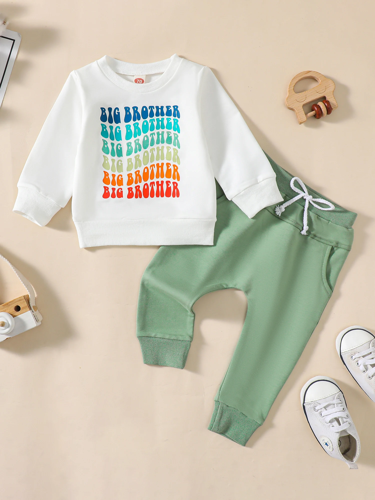 Big Sister Little Sister Matching Outfits Long Sleeve Letter Sweatshirt Pants Set Clothes
Big Sister Little Sister Matching Outfits Long Sleeve Letter Sweatshirt Pants Set Clothes