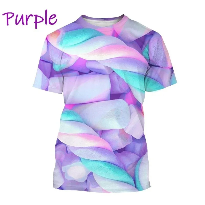 Kids summer new candy chocolate 3D printed graphic T-shirt Fashion loose can love Kawaii short sleeve little girl top clothing
Kids summer new candy chocolate 3D printed graphic T-shirt Fashion loose can love Kawaii short sleeve little girl top clothing