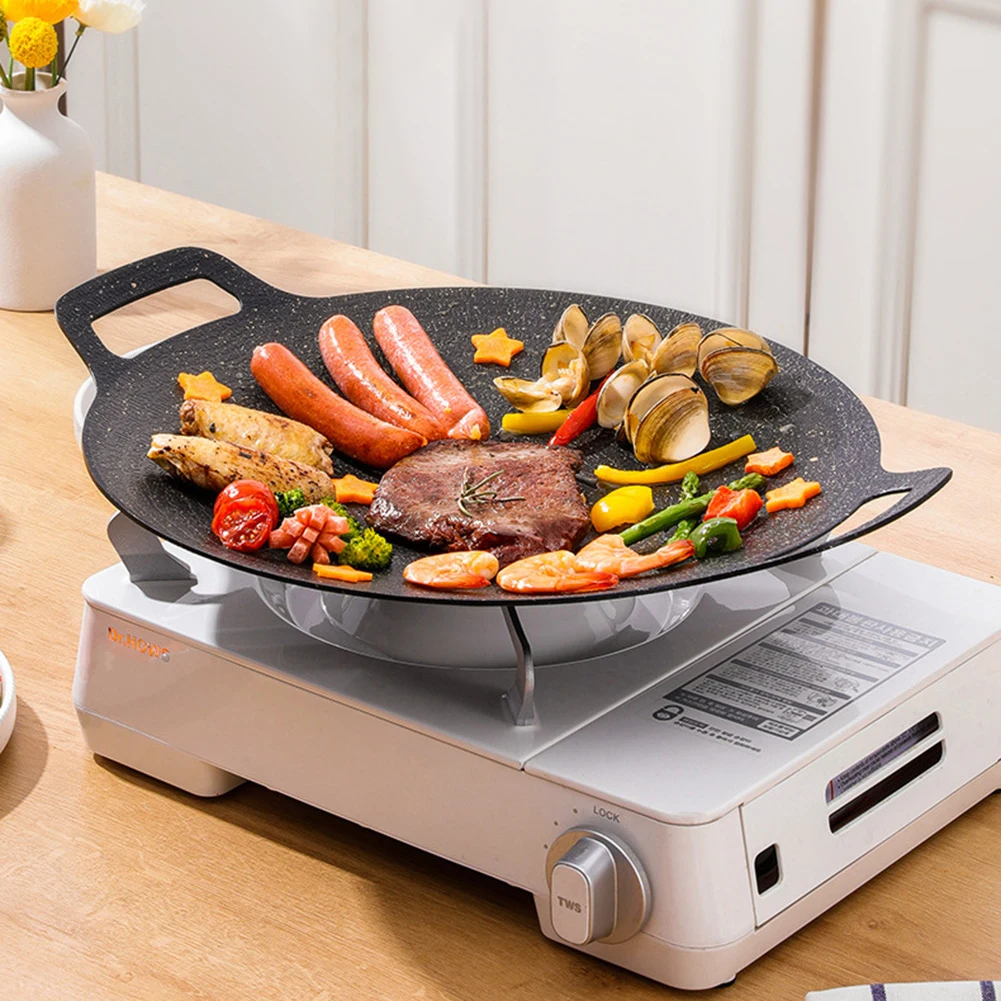 30/33/36/39cm Thick Cast Iron FryingPan Flat Pancake Griddle Uncoated Nonstick BBQ Grill Induction Cooker Open Flame Cooking Pot
30/33/36/39cm Thick Cast Iron FryingPan Flat Pancake Griddle Uncoated Nonstick BBQ Grill Induction Cooker Open Flame Cooking Pot
