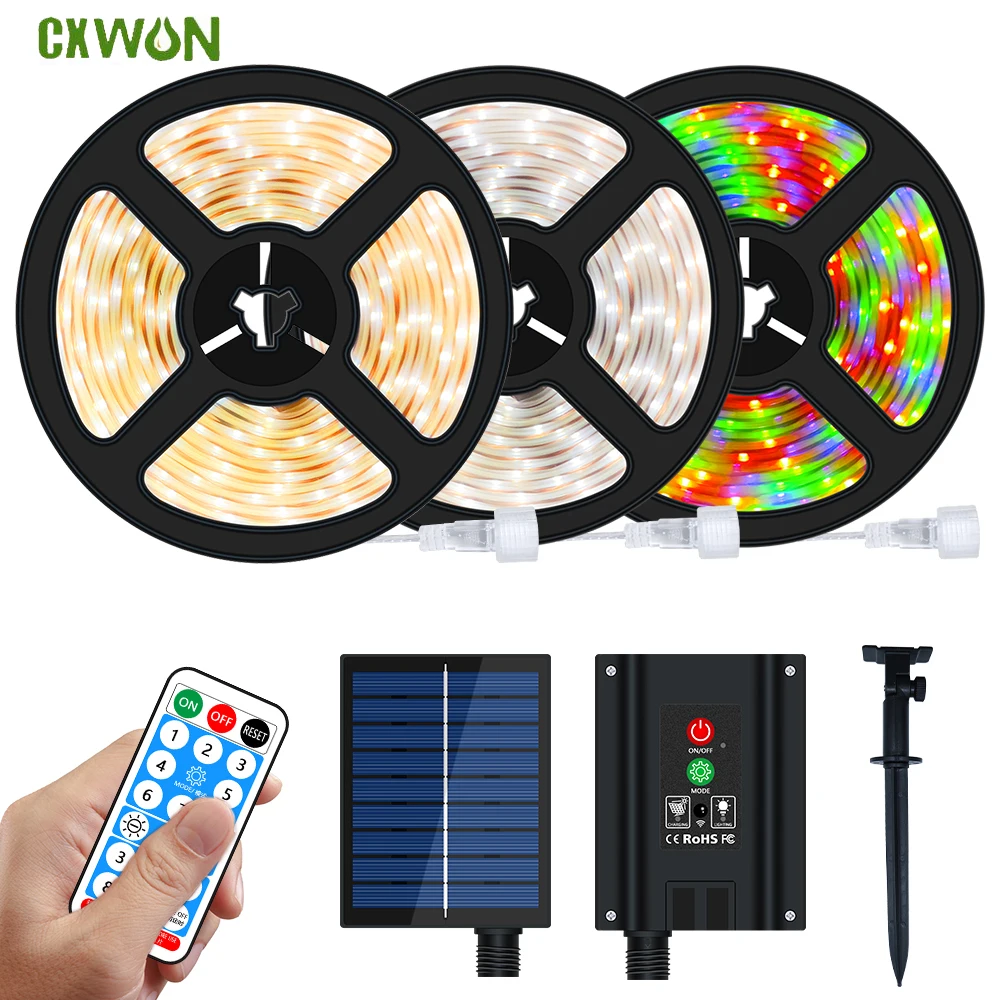 Solar Led Light Strip Outdoor Waterproof Lights Garden 10M/560led String Light LED Solar Street Garland for Christmas Decoration
Solar Led Light Strip Outdoor Waterproof Lights Garden 10M/560led String Light LED Solar Street Garland for Christmas Decoration