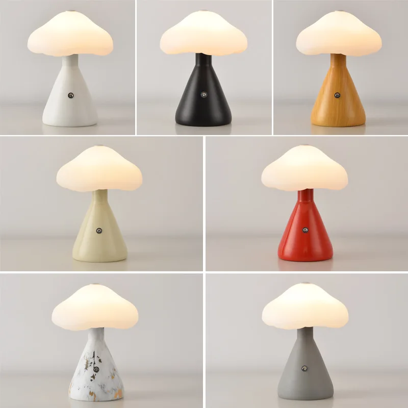 USB mushroom table lamp camping lamp touch charging desk lamp atmosphere bedroom bedside LED night light room home Decor lamp
USB mushroom table lamp camping lamp touch charging desk lamp atmosphere bedroom bedside LED night light room home Decor lamp