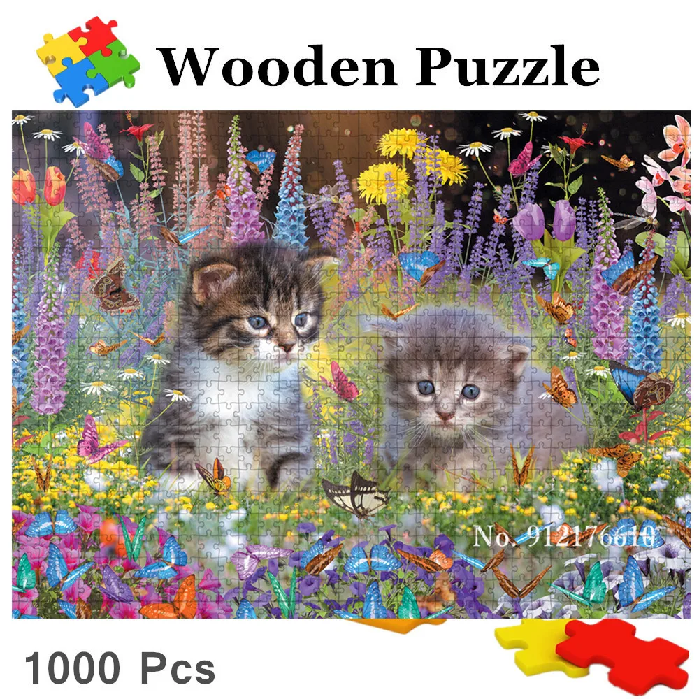 Puzzles Animals Cats In Flower Garden Wooden Jigsaw Puzzles 35/300/500/1000 Pieces Puzzle Creative Children's Intellectual Toys
Puzzles Animals Cats In Flower Garden Wooden Jigsaw Puzzles 35/300/500/1000 Pieces Puzzle Creative Children's Intellectual Toys