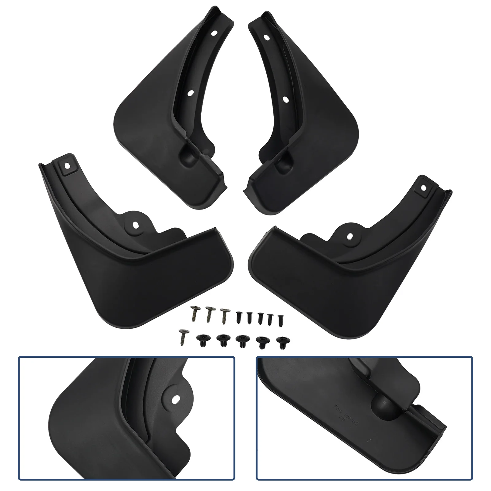 4 X Auto Black Fenders Plastic Splash Guards Mud Flaps Mudguards For Hyundai Ioniq 5 2020 + Block Sediment Protect Vehicle
4 X Auto Black Fenders Plastic Splash Guards Mud Flaps Mudguards For Hyundai Ioniq 5 2020 + Block Sediment Protect Vehicle